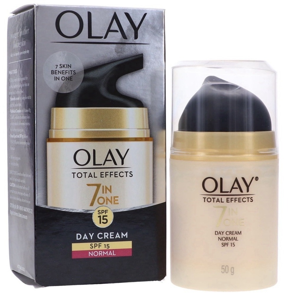 Olay, Total Effects 7 in 1 Day Cream Normal with SPF 15, Pack of 4, 200g Total